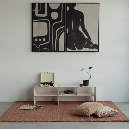 Vloerkleed Boucara 240x170cm baksteen Kare Design