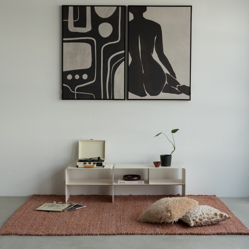 Tapis couleur brique - Boucara - Kare Design