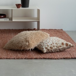 Coussin beige et marron - Goldy Dots - Kare Design