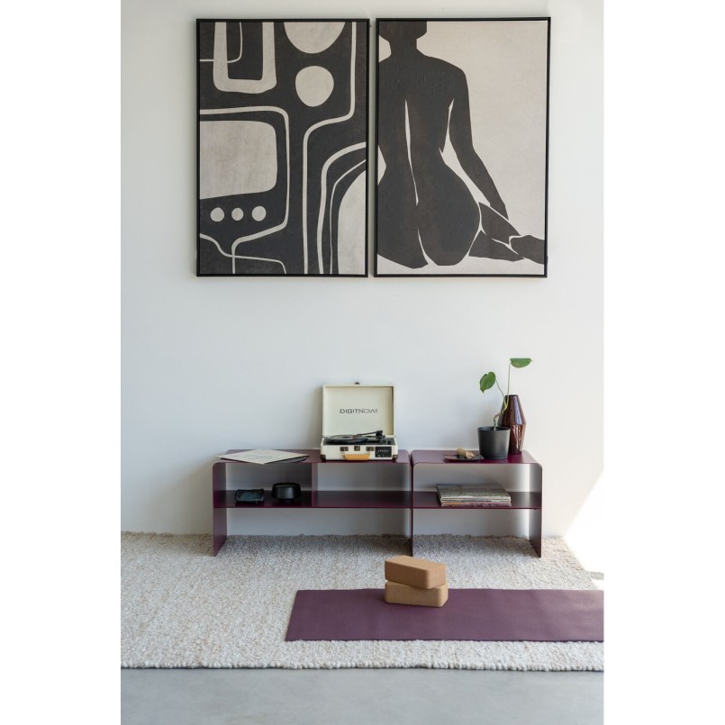 TV-meubel Lounge 90x37cm paars Kare Design