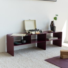 TV-meubel Lounge 90x37cm paars Kare Design