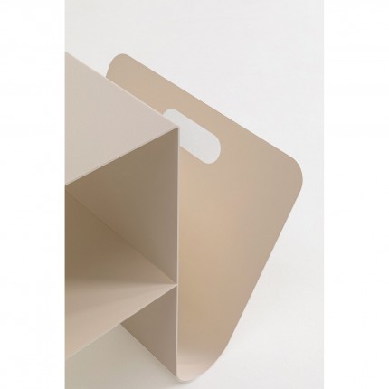 Table d'appoint Lounge News crème Kare Design