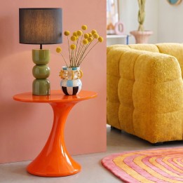 Table d'appoint ovale orange - Lolly - Kare Design