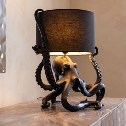 Zwarte octopus lamp - Kare Design