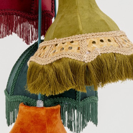 Hanglamp Saloon Fringes 5 Kare Design