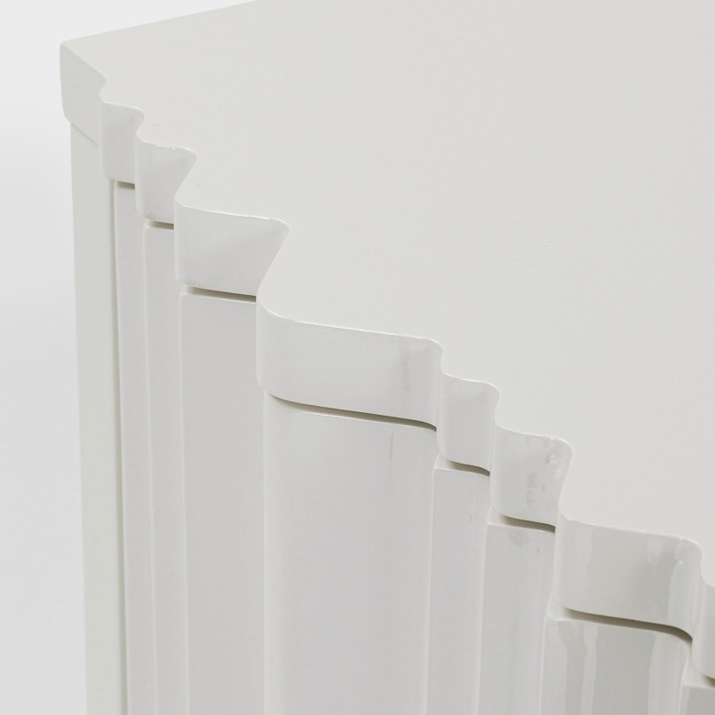Buffet gris au relief ondulé - Stucco - Kare Design