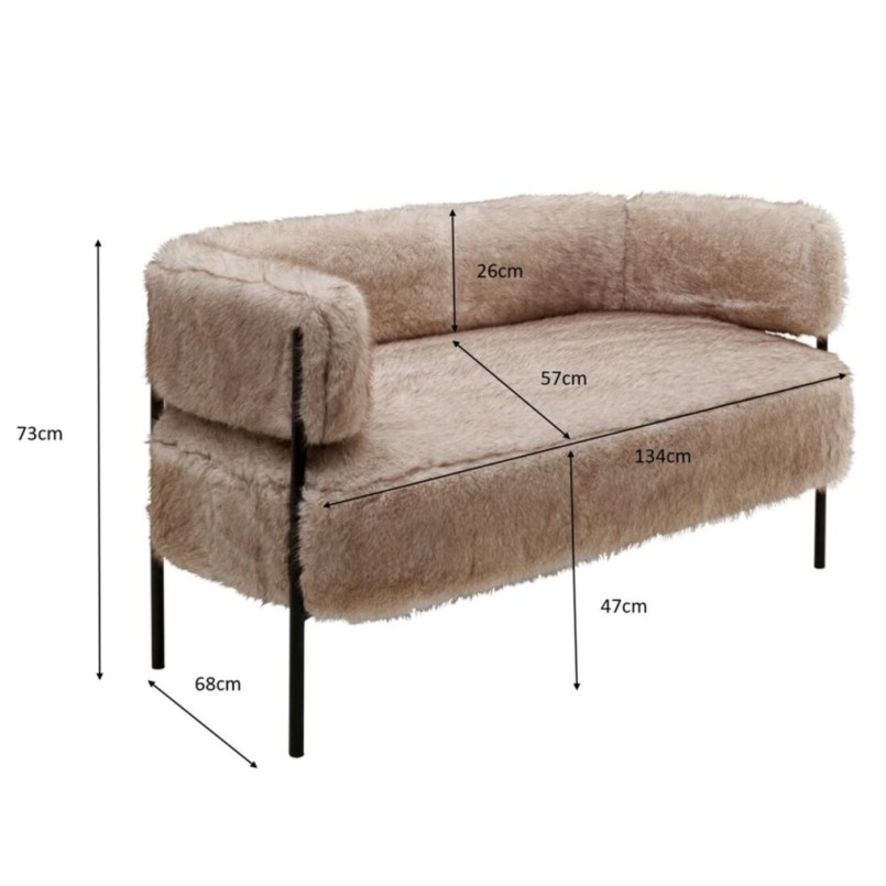 Sofa Lilja Soft 2-Zits Kare Design
