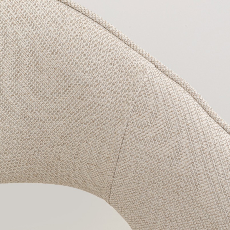 Draaistoel met armleuningen Gina zwart Kare Design