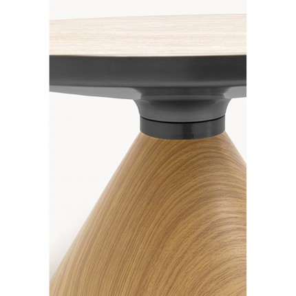 Salontafel Cono Travertino Ø70cm eik Kare Design