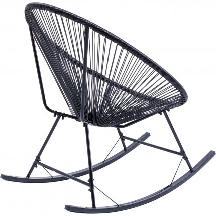Schommelstoel Acapulco zwart Kare Design