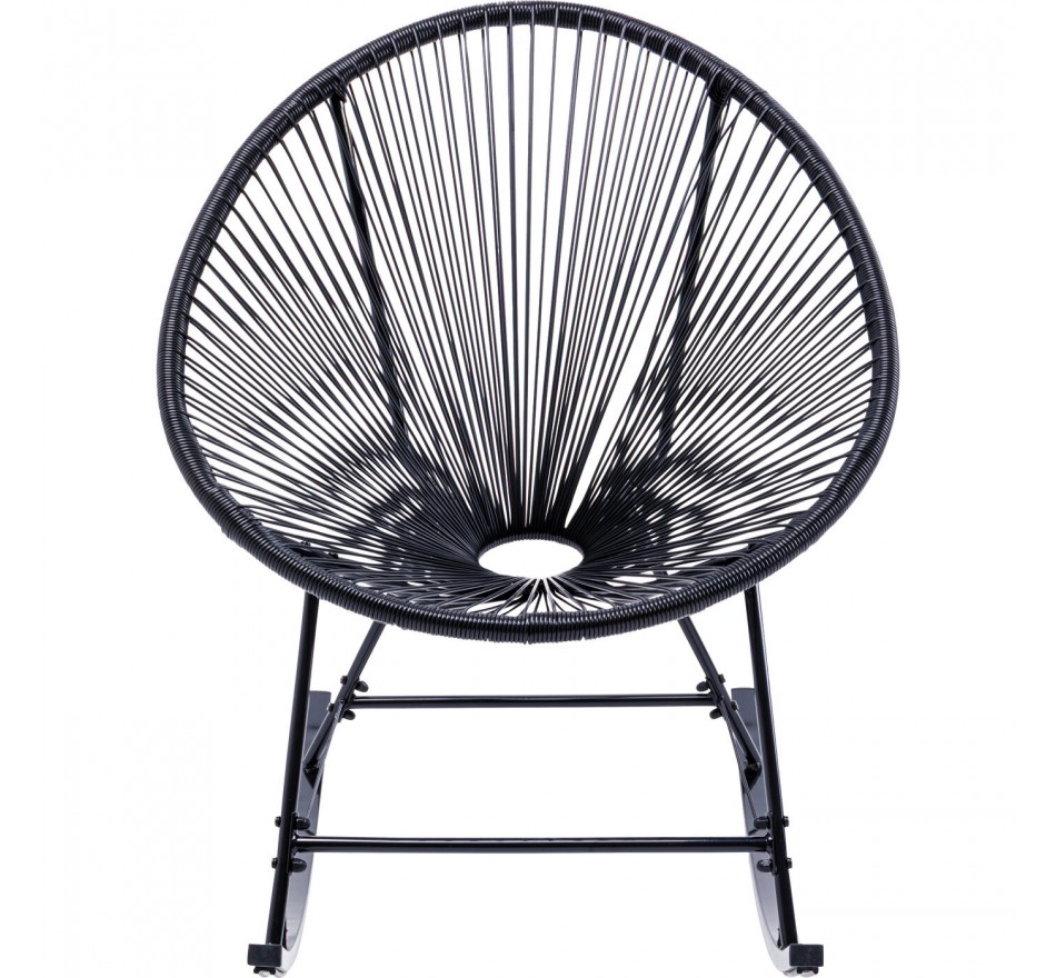 Schommelstoel Acapulco zwart Kare Design