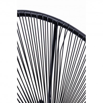 Fauteuil à bascule Acapulco noir Kare Design