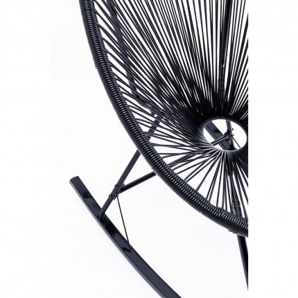Schommelstoel Acapulco zwart Kare Design