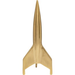 Objet décoratif Rocket Start doré 35cm