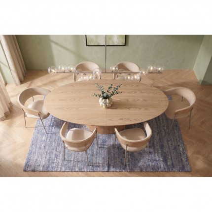 Extension Table Benvenuto oval ash Kare Design