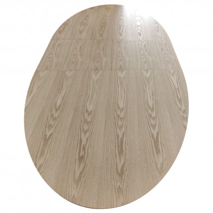 Table à rallonge Benvenuto ovale frêne Kare Design