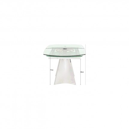 Table à rallonges Tempo Kare Design