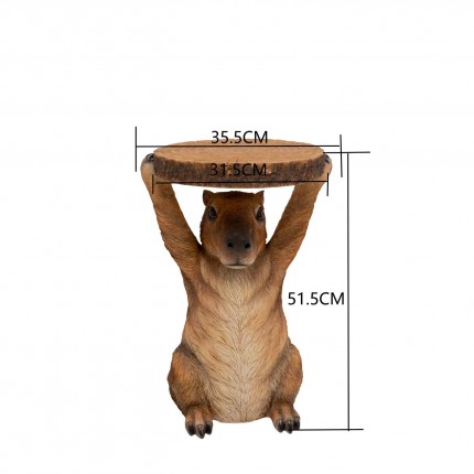 Side Table Animal capybara Kare Design