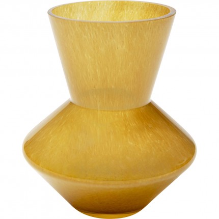 Vase Flashy yellow 20cm Kare Design