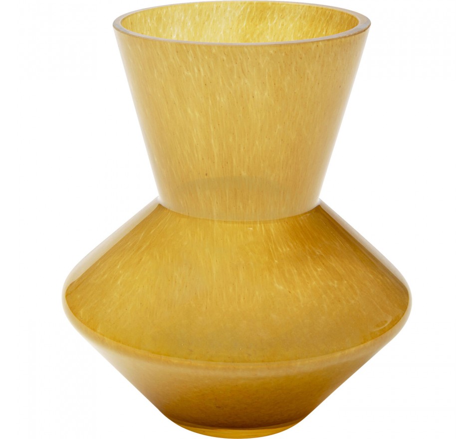 Vase Flashy yellow 20cm Kare Design