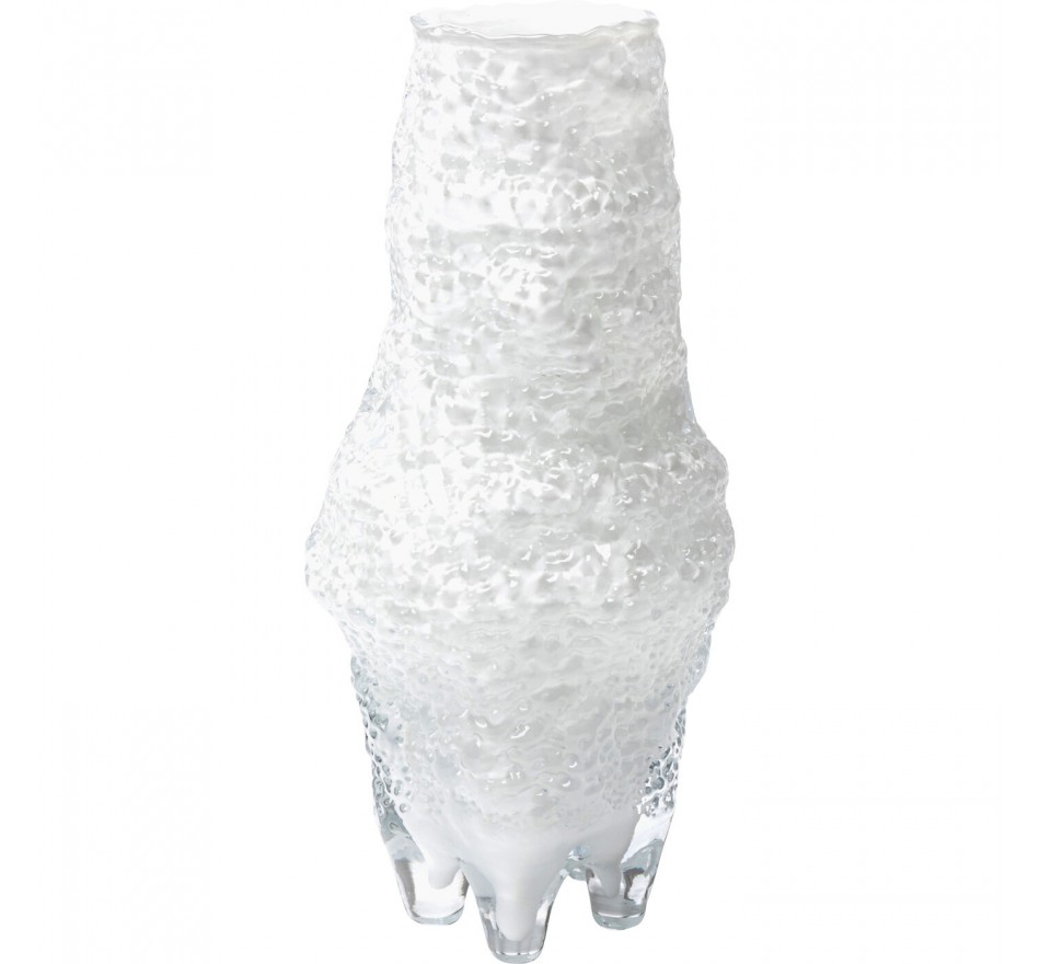 Vase Frozy 41cm white Kare Design