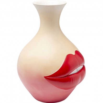 Vase lèvres rouges 50cm Kare Design