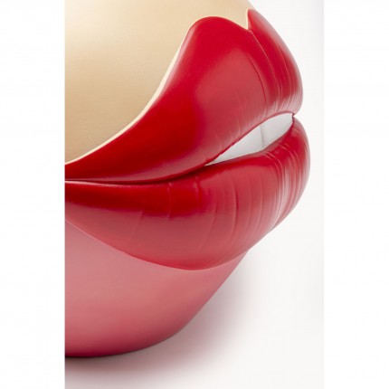Vase red lips 50cm Kare Design