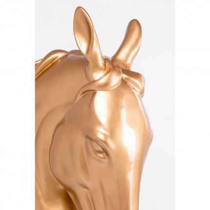 Deco horse head XL 180cm gold Kare Design