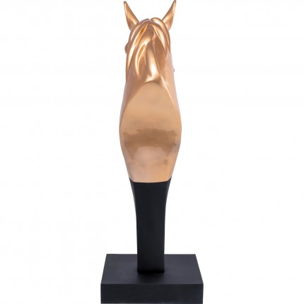 Woonaccessoires paardenhoofd XL 180cm goud Kare Design