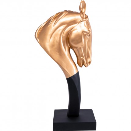 Woonaccessoires paardenhoofd XL 180cm goud Kare Design