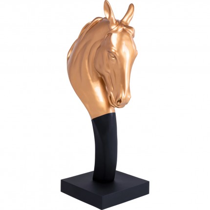 Deco horse head XL 180cm gold Kare Design