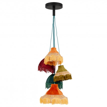 Hanglamp Saloon Fringes 5 Kare Design