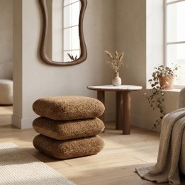 Swivel Stool Pepino 45x45cm brown Kare Design