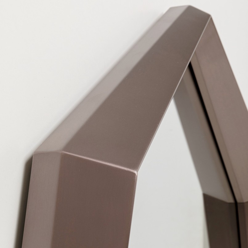 Wall Mirror Octagon 150x90cm coffee Kare Design