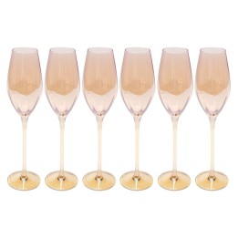 Champagne Glass Bina Mocca (6/set) Kare Design