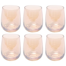 Water Glass Bina Mocca (6/set) Kare Design