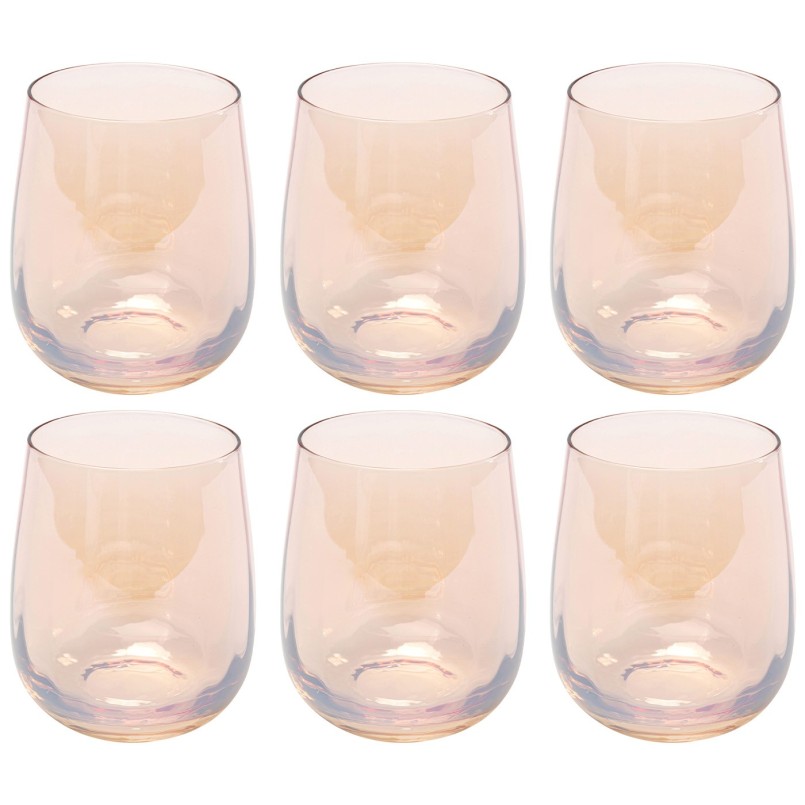 Waterglazen Bina Mocca (6/set) Kare Design