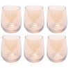 Waterglazen Bina Mocca (6/set) Kare Design
