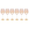 Wijnglazen Wit Bina Mocca (6/set) Kare Design