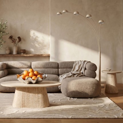 Table basse Alma Travertino 120x60cm Kare Design