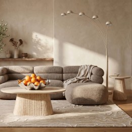 Lampadaire ajustable beige - Five Fingers - Kare Design