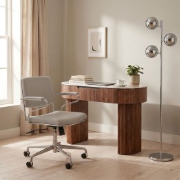 Draaibare Bureaustoel Dottore grijs Kare Design