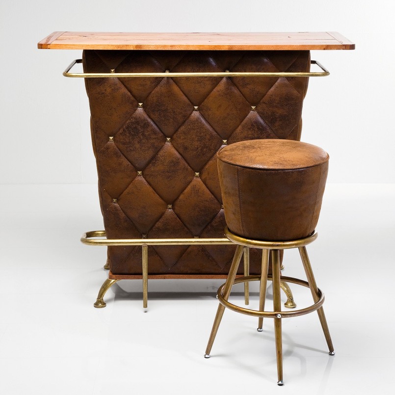 Bar vintage marron - Lady Rock - Kare Design