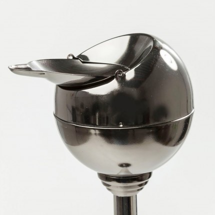 Cendrier sur pied Spheric noir Kare Design