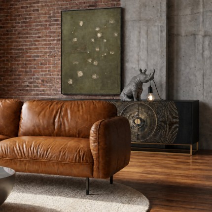Dressoir Madeira 4 deuren zwart Kare Design