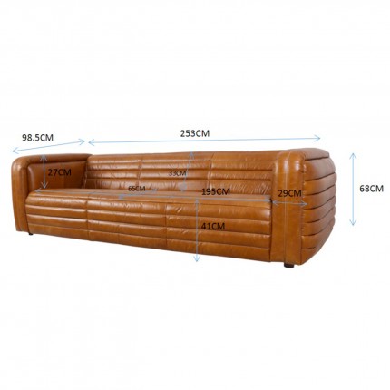 Sofa Aurelio 3-Zits Kare Design