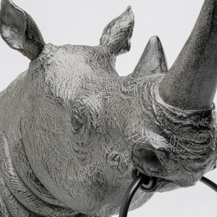 Tafellamp grijze zittende neushoorn Kare Design