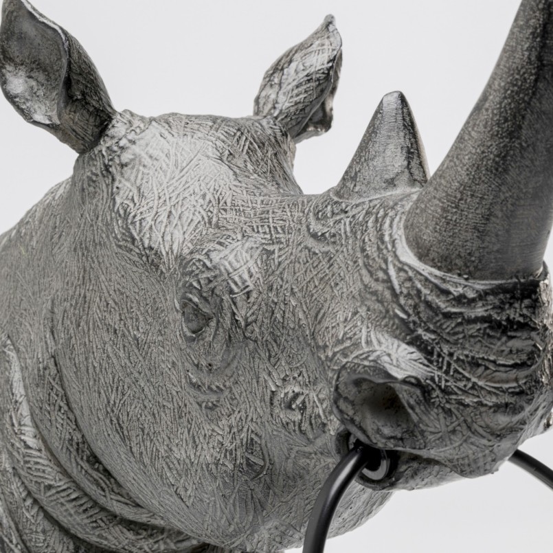 Lampe rhinocéros gris assis - Kare Design