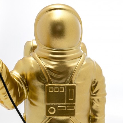 Deco astronaut gold balloon heart black Kare Design