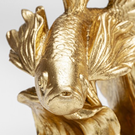 Deco betta fish 25cm gold Kare Design